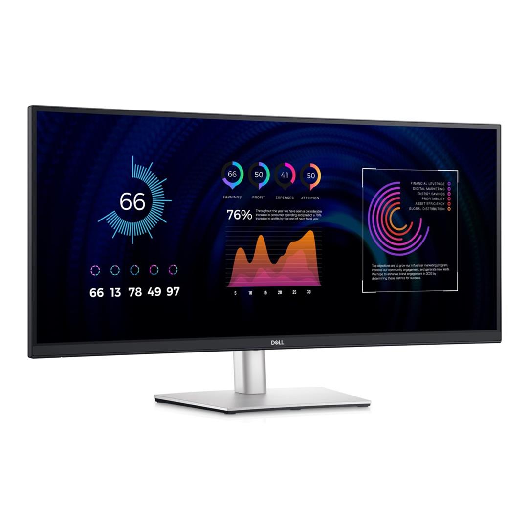 Dell P3424WE 34-inch WQHD 5ms IPS Curved USB-C Hub Monitor – Dell